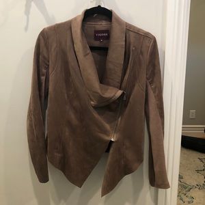 Suede beige jacket